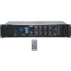Amplificatore professionale ADM MV1200CR con FM e lettore SD integrato per PA linea 100V, da 120 W RMS